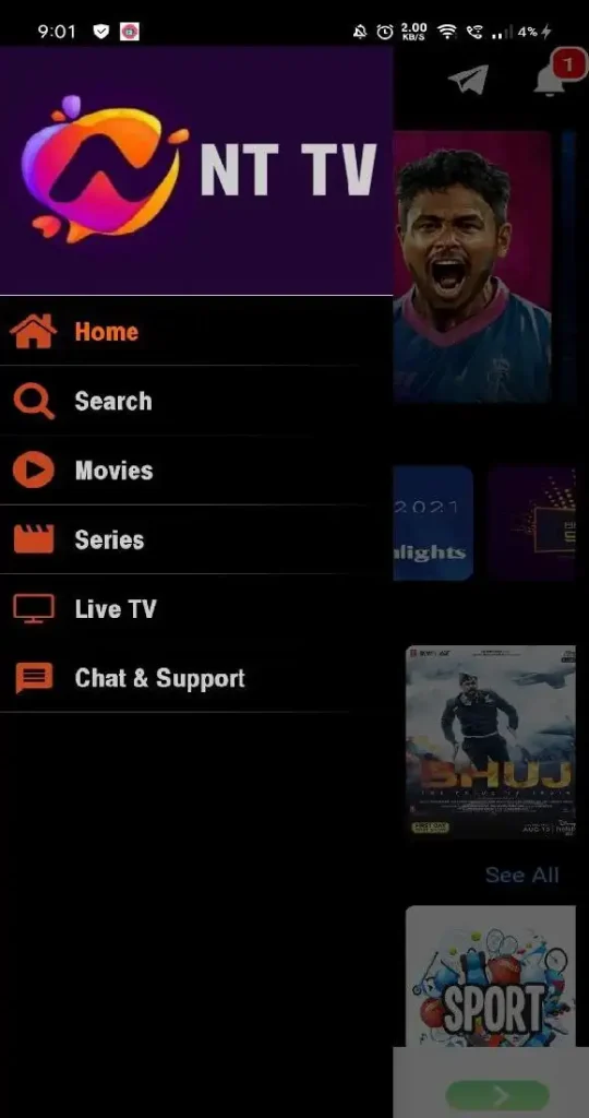 NT TV APK Latest v2.2 Download Free For Android